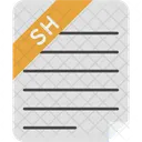Script de shell bash  Ícone