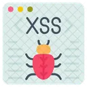 Script Entre Sites Ataque Xss Ataque De Script Ícone