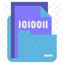 Script Folder Binary Code Binary Icon