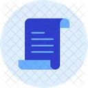 Script Paper Streamline Kameleon Icon