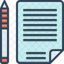 Script Words Calligraphy Icon