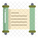 Xscroll Script Paper Roll Icône
