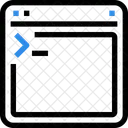 Code Shell Script Icône