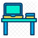 Scrivania per computer portatile  Icon