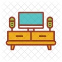 Scrivania televisiva  Icon