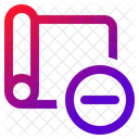 Scroll Remove Remove File Icon