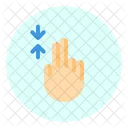 Scroll Finger Gesture Icon