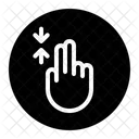Scroll Finger Gesture Icon