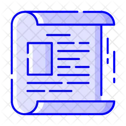 Scroll Paper  Icon