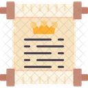 Scroll Ancient Cultures Icon