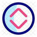 Scroll Up Scroll Down Right Chevron Icon