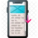 Scroll Down Down Arrow Icon