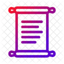 Scroll File Document Icon