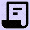 Scroll Paper Document Icon