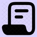 Scroll Paper Document Icon