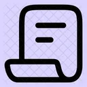 Scroll Paper Document Icon