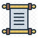 Scroll Papyrus Manuscript Icon