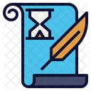 Scroll Letter  Icon