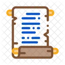 Scroll Parchment Paper Icon