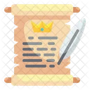 Scroll Paper  Icon