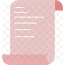 Document Scroll Paper Icon