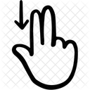 Nach Oben Scrollen Nach Oben Pfeil Symbol