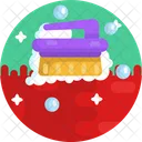 Scrubbing Brush Cleaning Icon