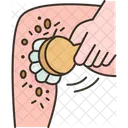Scrubbing Skin Exfoliating Icon