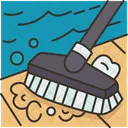 Scrubbing Pool Cleaning アイコン