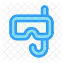 Scuba Diving Tropical Icon