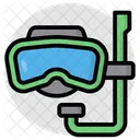 Scuba Diving Snorkeling Mask Diving Mask Icon