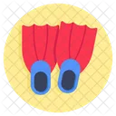 Scuba Fins Diving Flippers Diving Equipment Icon