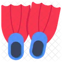 Scuba Fins Diving Flippers Diving Equipment Icon