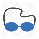 Goggles Snorkel Swimming Icon