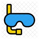 Snorkel Glasses Swimming Icon