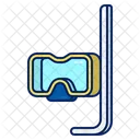Scuba Mask Diving Mask Snorkelling Icon
