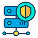 Database Hosting Sicurezza Icon