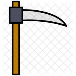 Scythe Icon Of Colored Outline Style Available In Svg Png Eps Ai Icon Fonts