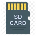 Flash Memory Sd Card Memory Card Icône