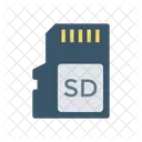 Sd Chip Memory Icon