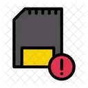 Sd Card Error  Icon