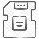 Memory Card Sd Card Microchip Icon