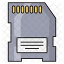 SD Chip Speicherkarte Icon