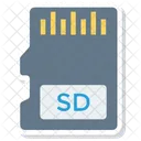 SD Karte Chip Symbol