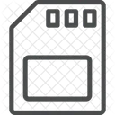 Speicherkarte Externer Speicher Speicherchip Symbol