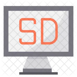 Sd Tv  Icon