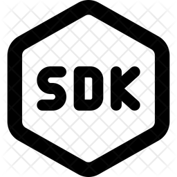 Sdk Badge Icon - Download in Glyph Style