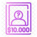 Se Busca Forajido Cartel Icono