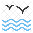 Sea Water Waves Icon