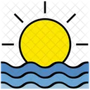 Summer Sea Sun Icon